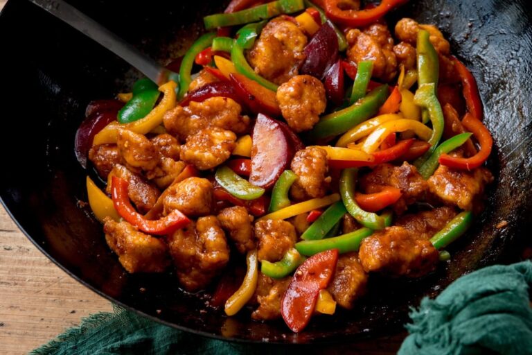 Chinese Plum Chicken Stir Fry [Quick & Easy]