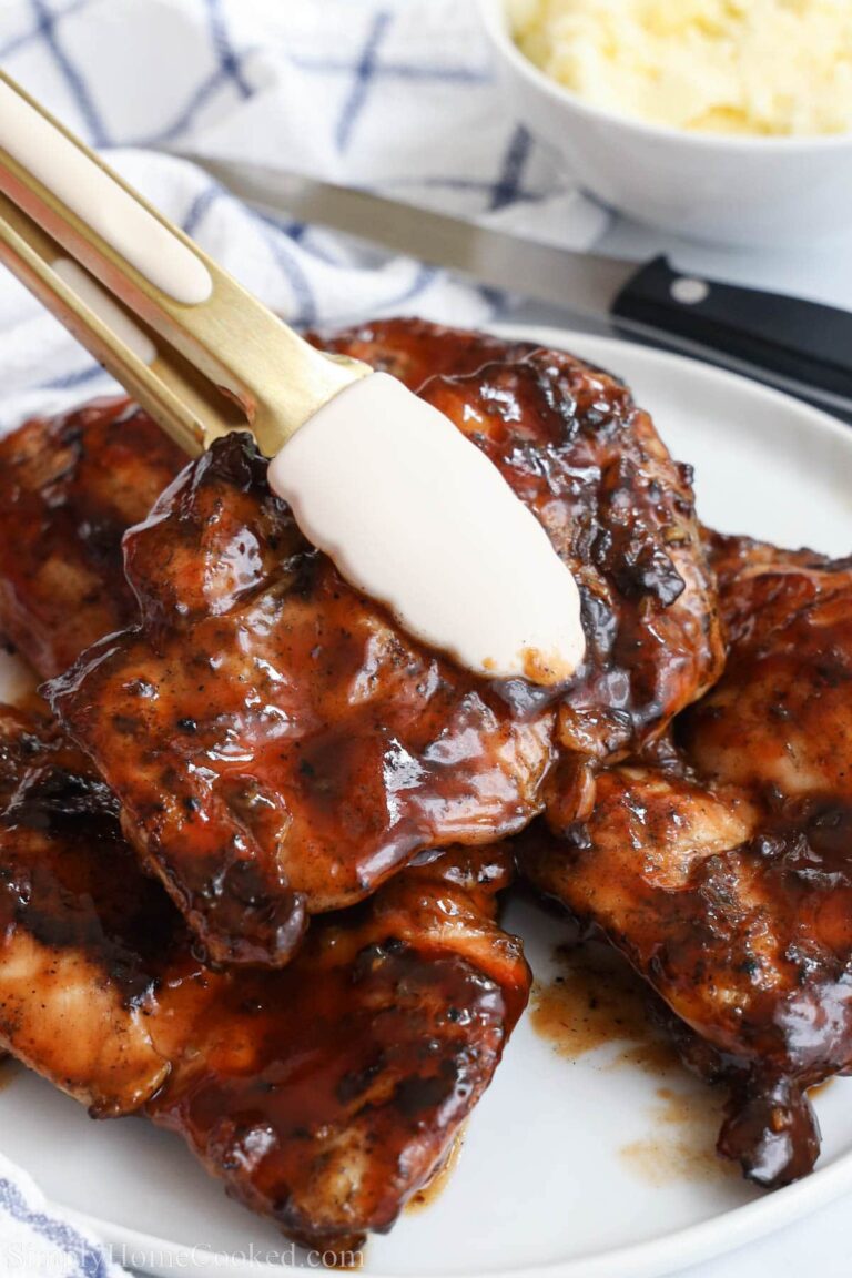 BBQ Chicken Thighs -(Grilled or Baked) Simply Home Cooked